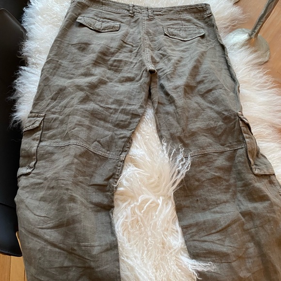 EUC Gem Vintage women’s 3/4 cargo linen pants in SZ 6!!! - Picture 2 of 6